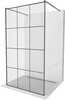 Walk-in dušisein Mexen Kioto 800-110-002-66-77, 110 x 200 cm, 8 mm, brushed gun gray/must muster