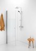 Poolringikujuline dušisein IDO Showerama 10-41 700, 54 x 200 cm, osaliselt mattklaas
