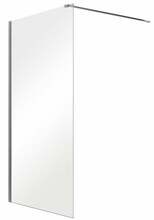 Dušisein Besco Aveo 140 AV-140-195-C, 140 x 195 cm, läbipaistev/kroom