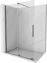 Dušisein Mexen Velar 871-140-000-03-66, 140 x 200 cm, 8 mm, harjatud gun gray/klaas