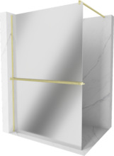 Dušisein Mexen Kioto+ 800-110-121-55-50, 110 x 200 cm, harjatud kuld/peegelklaas
