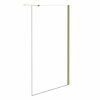 Walk-In dušisein Besco Eco-N Gold, 120 x 195 cm, kuldne