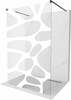 Dušisein Mexen Kioto 800-100-002-70-97, 100 x 200 cm, 8 mm, must/valge/klaas