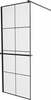 Dušisein Mexen Kioto+ 800-080-121-70-77, 80 x 200 cm, must/läbipaistev klaas