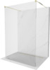 Dušisein Mexen Kioto 800-105-002-50-00, 105 x 200 cm, 8 mm, kuldne/läbipaistev klaas