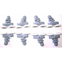 Rataste komplekt dušikabiinile Etovis ET007RF, 22 mm, 8 tk
