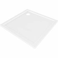 Dušialus Mexen Flow Slim, ruudukujuline, 90 x 90 cm, White gloss