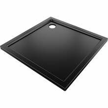 Dušialus Mexen Flow Slim, 70 x 70 cm, must matt