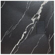 Dušialus Besco Vexo Marble, 90 x 90 cm, must