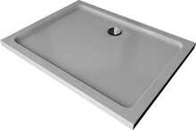 Dušialus Mexen Flat Slim, 120 x 80 cm, sifooniga, valge