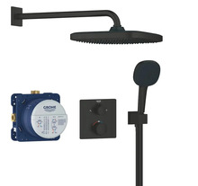 Dušikomplekt Grohe Precision 348822430, 250 × 250 mm, must