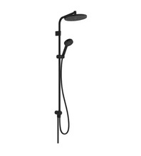 Dušisüsteem Hansgrohe Activera S 240 1 jet EcoSmart 28074670, matt must