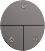 Sisseehitatav 3-suunaline lüliti Hansgrohe ShowerSelect Comfort S 15558340, harjatud must kroom