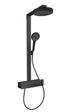 Termostaatdušikomplekt Hansgrohe Rainfinity Showerpipe 250 1jet EcoSmart 28742670, matt must