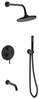 Dušikomplekt Besco Veo, must