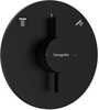 Termostaatdušisegisti Hansgrohe DuoTurn S 75418670, must matt