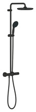 Dušisüsteem Grohe Vitalio Start System 250 266772431, 250 mm, must matt