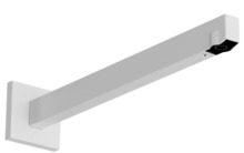 Dušitoru Hansgrohe E 39 cm 24337700, valge matt