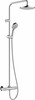 Termostaatdušisüsteem Hansgrohe Vernis Blend 200 1jet EcoSmart 26089000, kroom