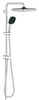 Dušisüsteem Grohe Vitalio Comfort 26698001, 25x25 cm, läikiv kroom