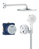 Dušisüsteem Grohe Vitalio Rain Mono 34877000, 31 cm, läikiv kroom