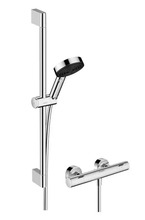 Dušikomplekt Hansgrohe Ecostat Fine koos Pulsify Select S 105 3jet Relaxation 24262000, kroom