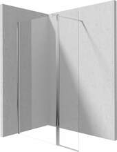 Dušisein Deante Kerria Plus, 40 cm x 200 cm, läbipaistev/kroom