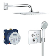 Sisseehitatav dušikomplekt Grohe Grohtherm 34742000, kroomitud