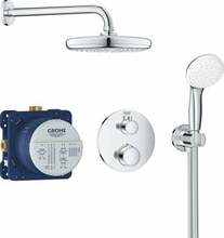 Potitušikomplekt GROHE Grohtherm Perfect 34727000, kroom