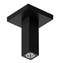 Dušipea hoidik Hansgrohe E 24338670, 10-11 cm, must matt