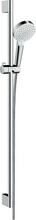 Dušikomplekt Hansgrohe Crometta 100 Vario 26538400, 90 cm, kroom/valge