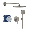 Varjatud dušisüsteem Grohe Essence Mono 310 25287AL0, grafiit