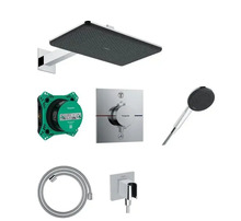 Potikattega dušisüsteem Hansgrohe Raindance Alive Q Design ShowerSet 210/340 1jet 24620000, kroom