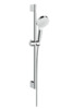 Dušikomplekt Hansgrohe Crometta 100 1jet EcoSmart+ 26554400, 10 cm, valge/kroom