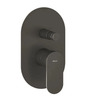 Sisseehitatav segisti Ravak Eleganta X070335, 2 funktsiooni, Graphite Brushed