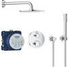 Sisseehitatav termostaatiline dušikomplekt Grohe Grohtherm Rainshower Cosmopolitan 210 34732000, kroom