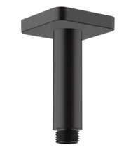 Lakke paigaldatav dušiotsiku hoidik Hansgrohe Vernis Shape 26406670, 10 cm, must matt