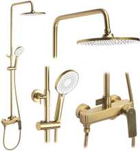 Dušikomplekt Rea Avalon Brushed Gold, harjatud kuld