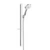 Dušikomplekt Hansgrohe Raindance Select S 27648400, 120 mm, 3jet, valge/kroom, 90 cm varras