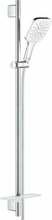 Käsidušikomplekt GROHE Rainshower SmartActive 130 Cube 26587LS0, moon white/valge