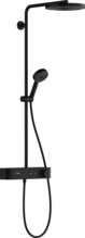 Termostaatiline dušisüsteem Hansgrohe Pulsify S 24221670, 260 mm, must matt