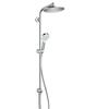 Dušikomplekt Hansgrohe Crometta Vario Porter 26694400, 1,60 m, valge/kroom