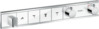 Termostaatsegisti dušihoidikuga Hansgrohe RainSelect 15357400, valge/kroomitud