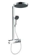Termostaatiline dušisüsteem Hansgrohe Rainfinity 360 1jet ShowerTablet 350 26853000, kroom