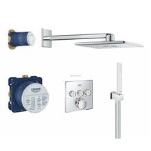 Peidetud termostaadiga dušikomplekt Grohe Grohtherm SmartControl Cube 34706000, kroom