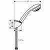 Käsidušš Hansgrohe Crometta 85 27576000, kroom