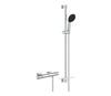 Dušikomplekt Grohe Precision Feel 34853001, termostaat, 90 cm, kroom