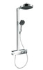 Termostaatiline dušikomplekt Hansgrohe Rainfinity Showerpipe 250 1jet EcoSmart 28742000, 25 cm, kroom