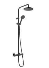 Dušisüsteem Hansgrohe Vernis Blend 26089670, must matt