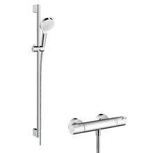 Dušisüsteem Hansgrohe Ecostat 1001 CL Combi 27813400, 0,90 m